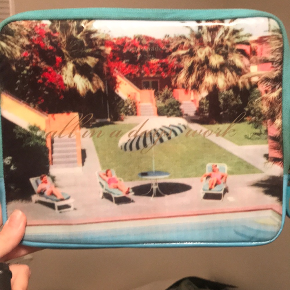 Kate spade iPad case “all in a day’s work”